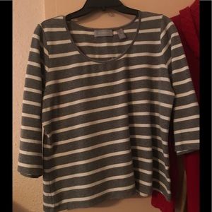 Liz Claiborne 3/4 Sleeve Top Size XL